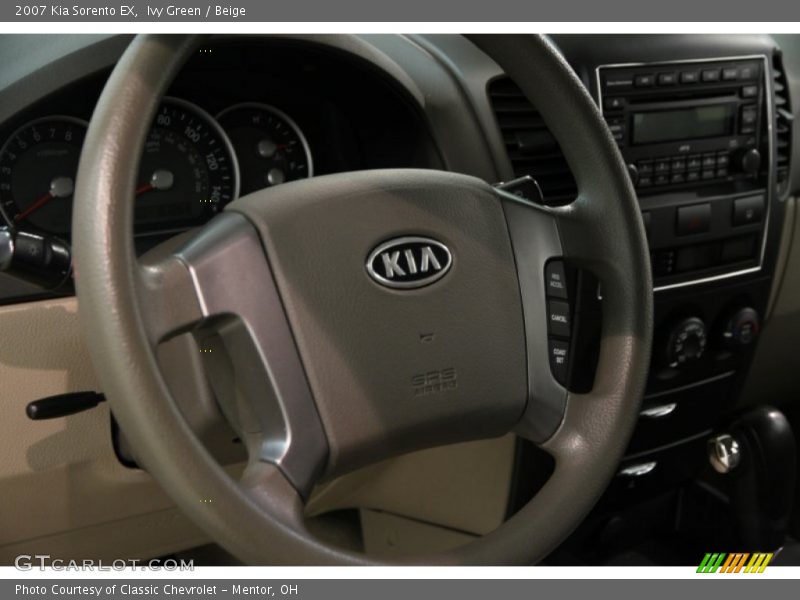 Ivy Green / Beige 2007 Kia Sorento EX