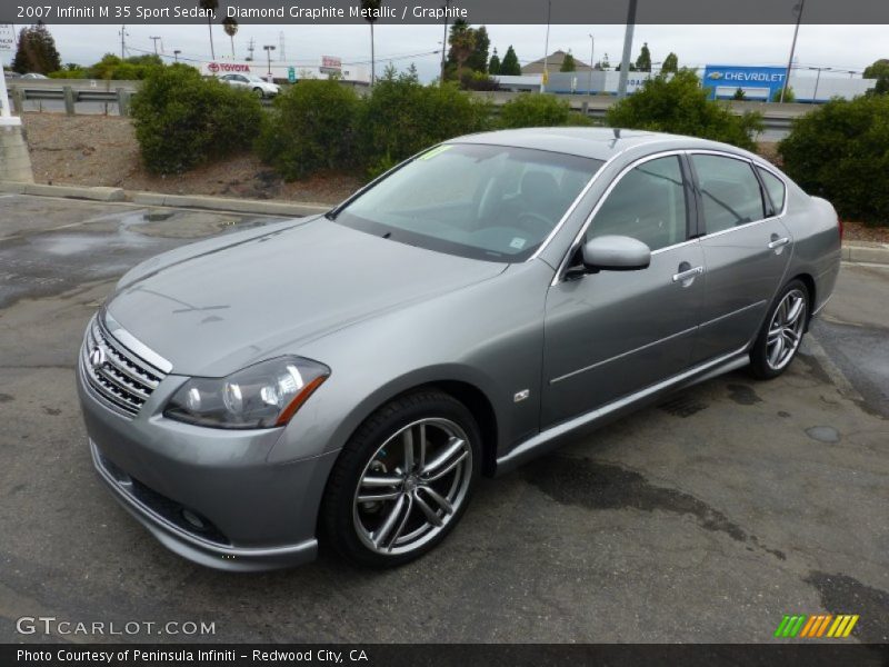 Diamond Graphite Metallic / Graphite 2007 Infiniti M 35 Sport Sedan