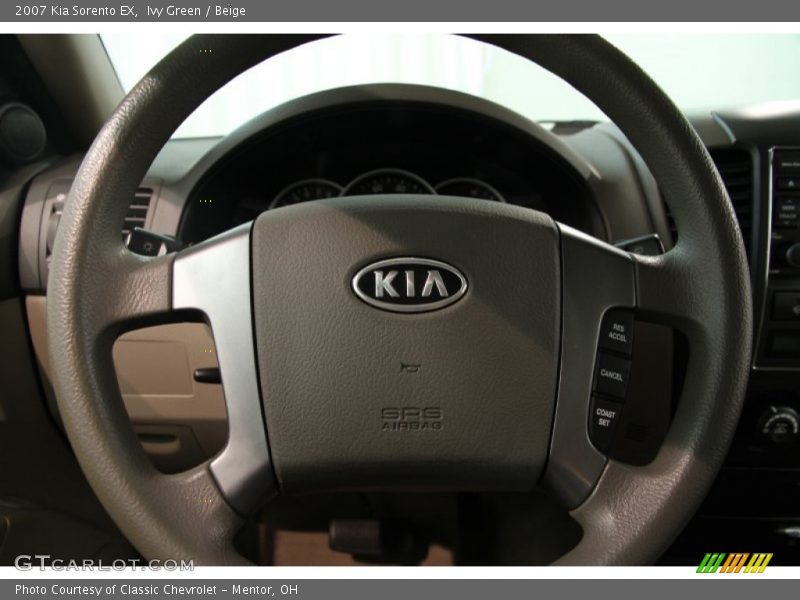 Ivy Green / Beige 2007 Kia Sorento EX