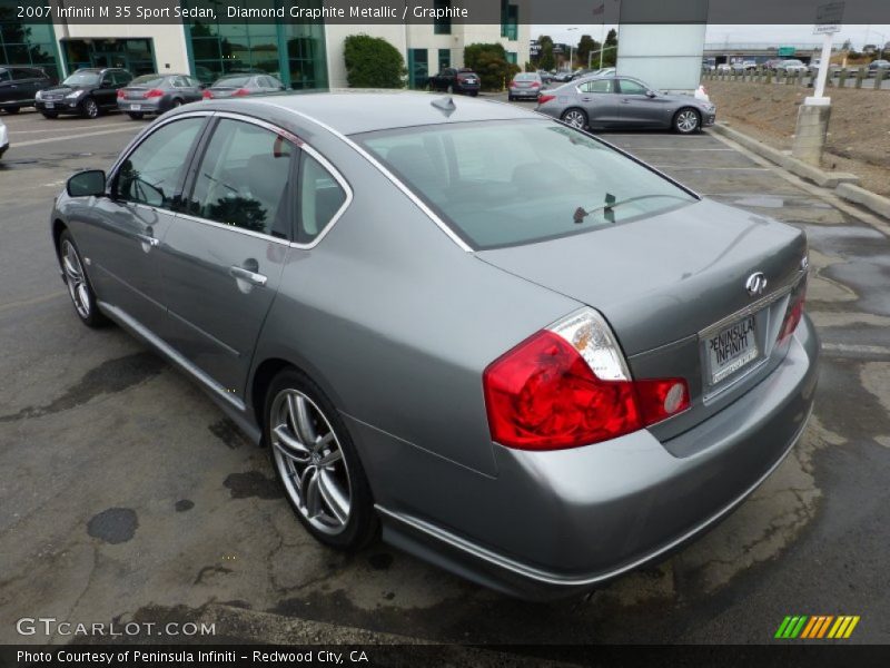 Diamond Graphite Metallic / Graphite 2007 Infiniti M 35 Sport Sedan
