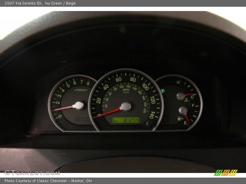 Ivy Green / Beige 2007 Kia Sorento EX