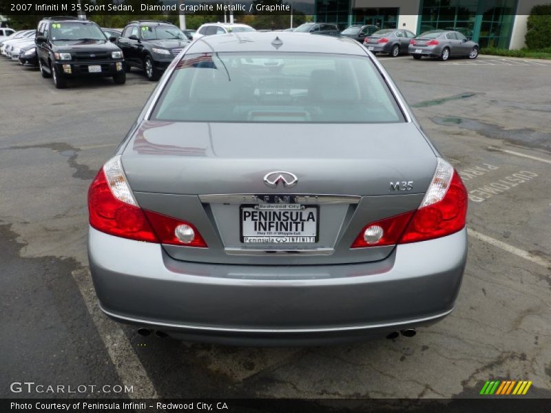Diamond Graphite Metallic / Graphite 2007 Infiniti M 35 Sport Sedan