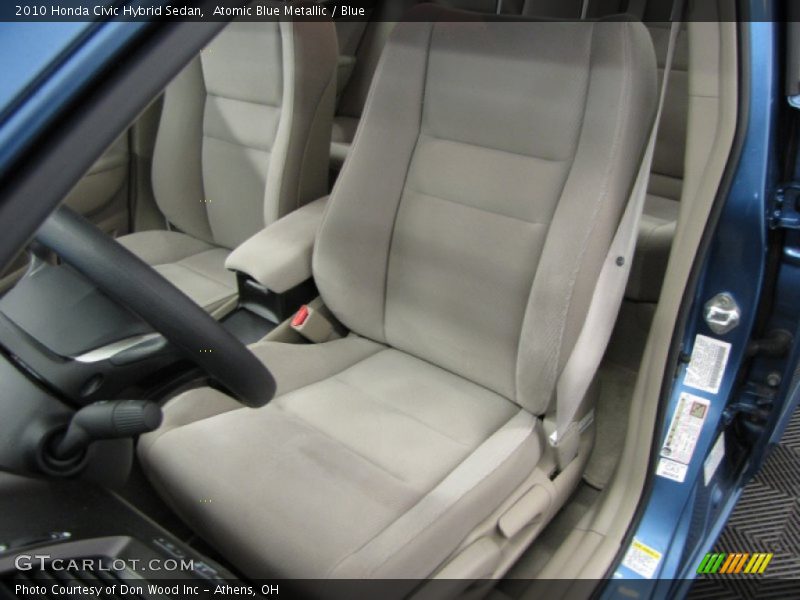 Atomic Blue Metallic / Blue 2010 Honda Civic Hybrid Sedan
