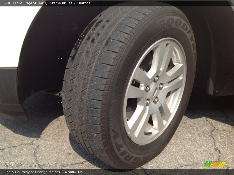 Creme Brulee / Charcoal 2008 Ford Edge SE AWD
