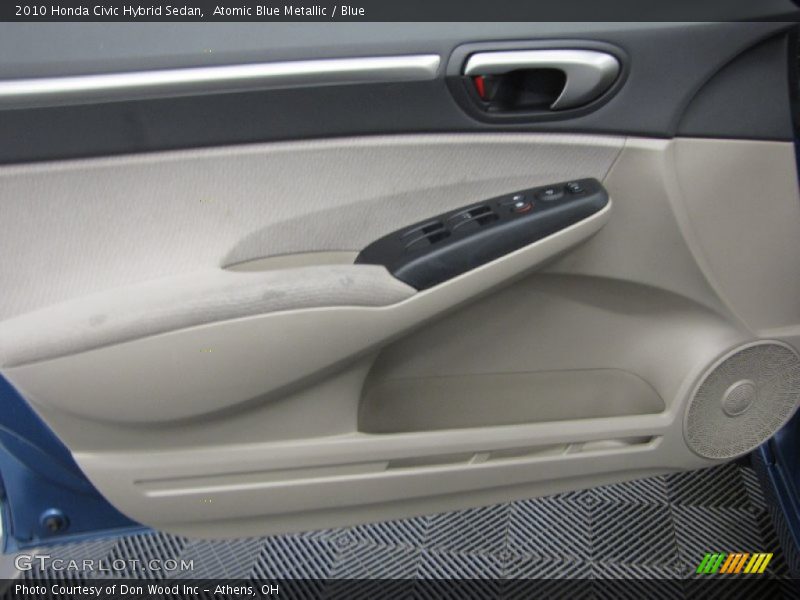 Atomic Blue Metallic / Blue 2010 Honda Civic Hybrid Sedan