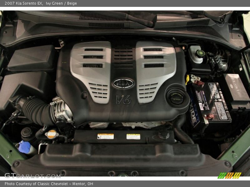 Ivy Green / Beige 2007 Kia Sorento EX