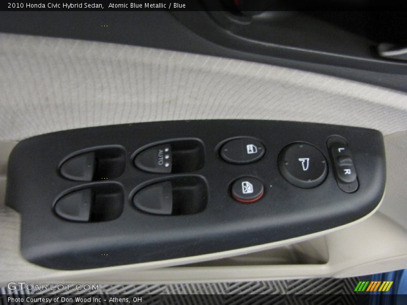 Atomic Blue Metallic / Blue 2010 Honda Civic Hybrid Sedan