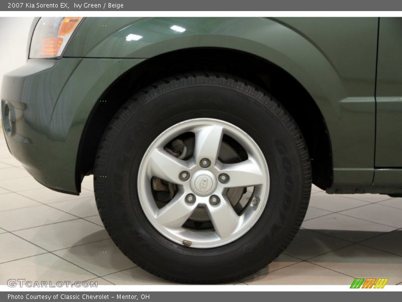 Ivy Green / Beige 2007 Kia Sorento EX