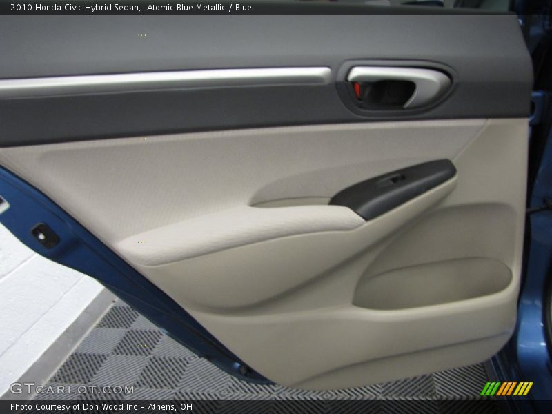 Atomic Blue Metallic / Blue 2010 Honda Civic Hybrid Sedan