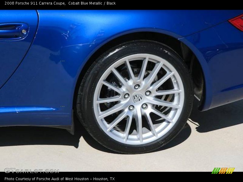 Cobalt Blue Metallic / Black 2008 Porsche 911 Carrera Coupe