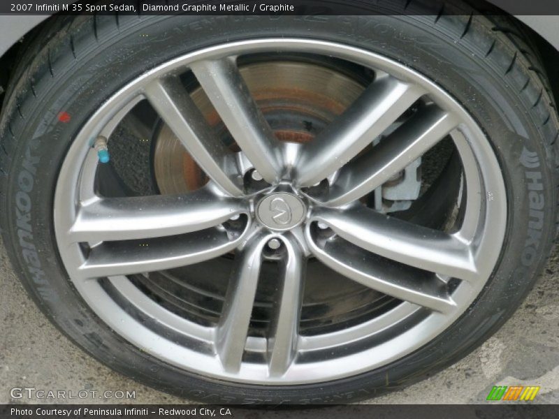 Diamond Graphite Metallic / Graphite 2007 Infiniti M 35 Sport Sedan