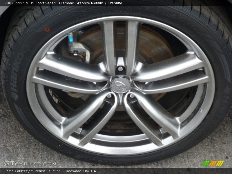 Diamond Graphite Metallic / Graphite 2007 Infiniti M 35 Sport Sedan