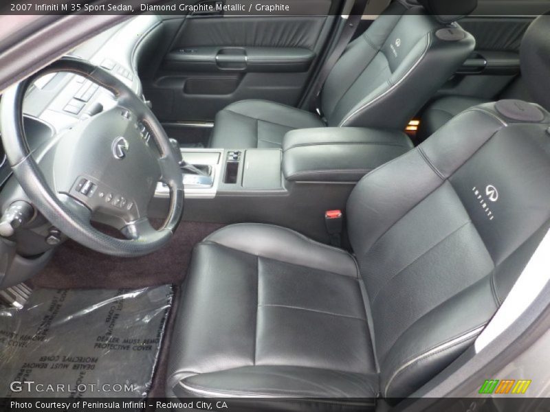 Diamond Graphite Metallic / Graphite 2007 Infiniti M 35 Sport Sedan