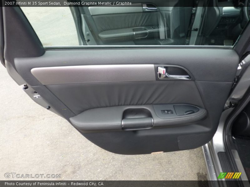 Diamond Graphite Metallic / Graphite 2007 Infiniti M 35 Sport Sedan