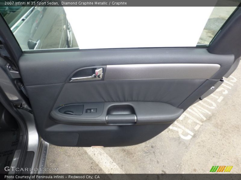 Diamond Graphite Metallic / Graphite 2007 Infiniti M 35 Sport Sedan