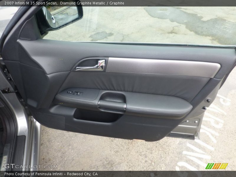 Diamond Graphite Metallic / Graphite 2007 Infiniti M 35 Sport Sedan