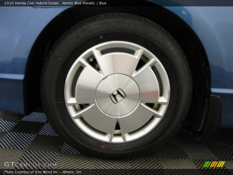 Atomic Blue Metallic / Blue 2010 Honda Civic Hybrid Sedan