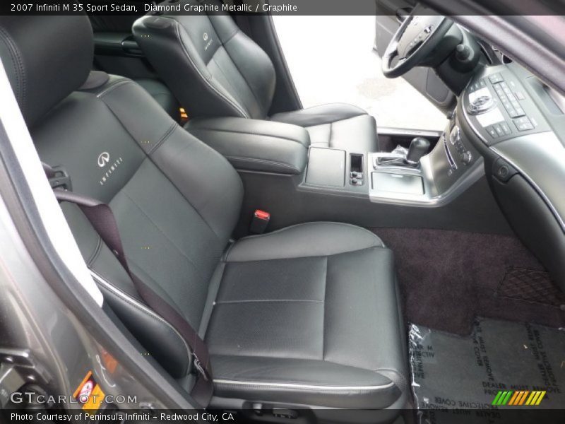 Diamond Graphite Metallic / Graphite 2007 Infiniti M 35 Sport Sedan