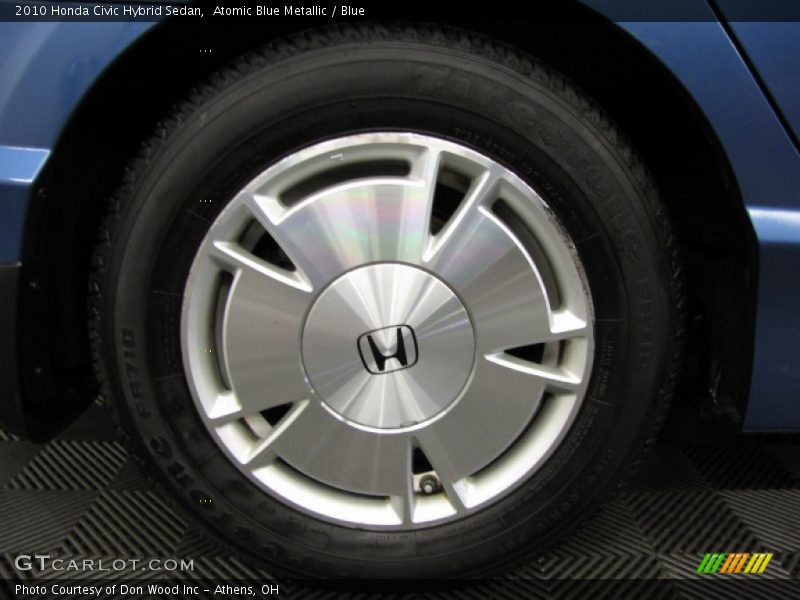 Atomic Blue Metallic / Blue 2010 Honda Civic Hybrid Sedan
