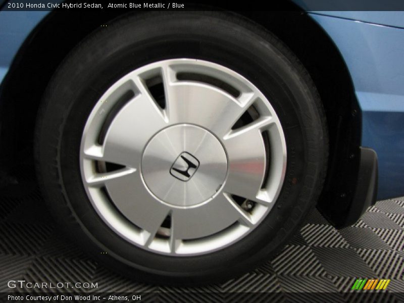 Atomic Blue Metallic / Blue 2010 Honda Civic Hybrid Sedan