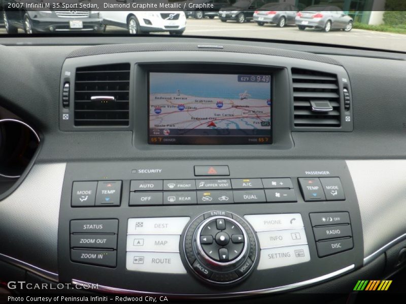 Diamond Graphite Metallic / Graphite 2007 Infiniti M 35 Sport Sedan