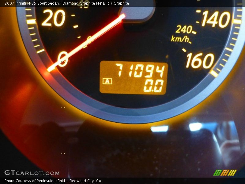 Diamond Graphite Metallic / Graphite 2007 Infiniti M 35 Sport Sedan