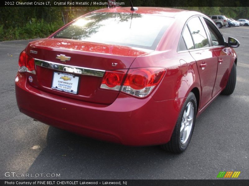 Crystal Red Metallic / Medium Titanium 2012 Chevrolet Cruze LT