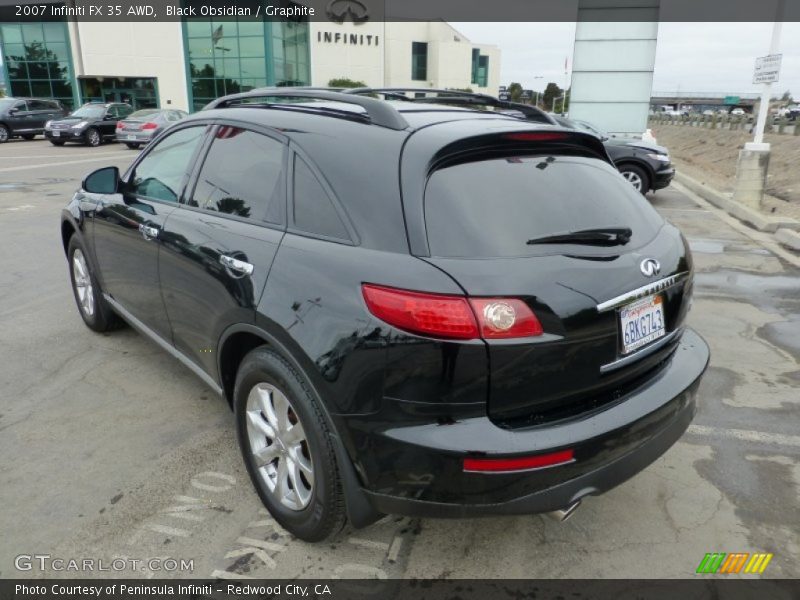 Black Obsidian / Graphite 2007 Infiniti FX 35 AWD