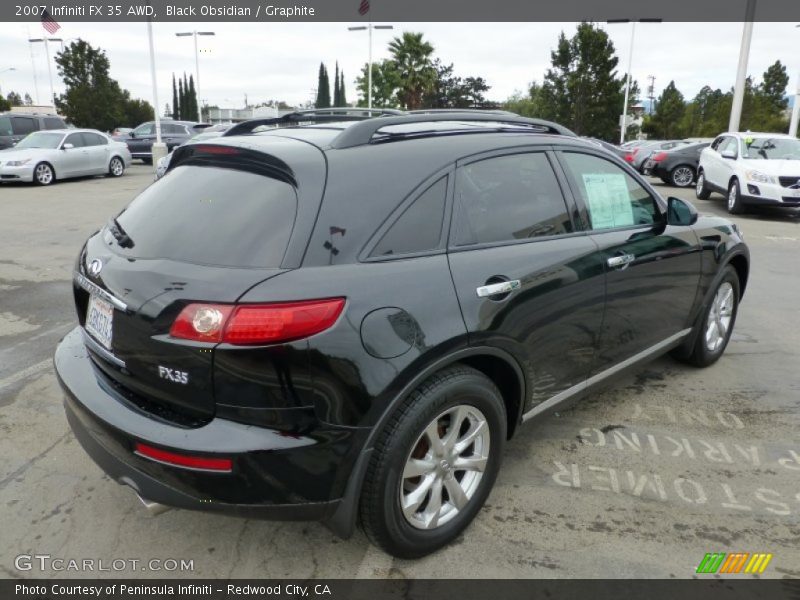 Black Obsidian / Graphite 2007 Infiniti FX 35 AWD
