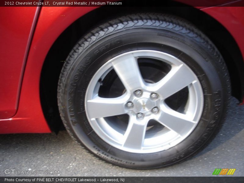 Crystal Red Metallic / Medium Titanium 2012 Chevrolet Cruze LT