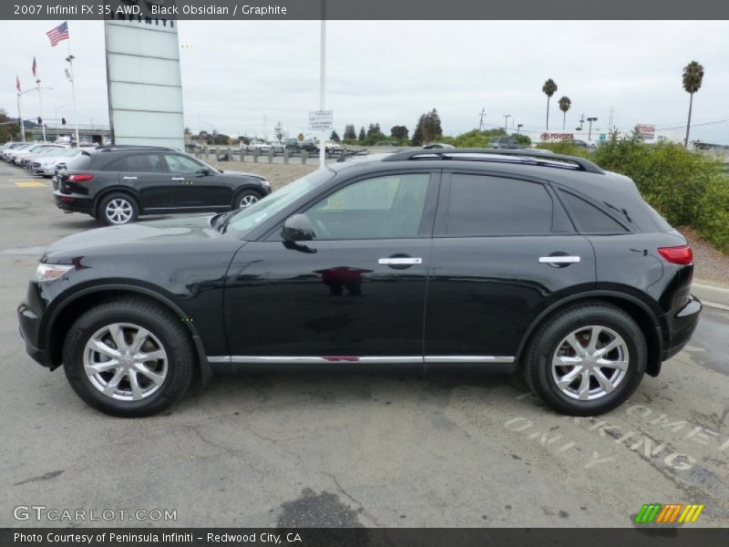 Black Obsidian / Graphite 2007 Infiniti FX 35 AWD