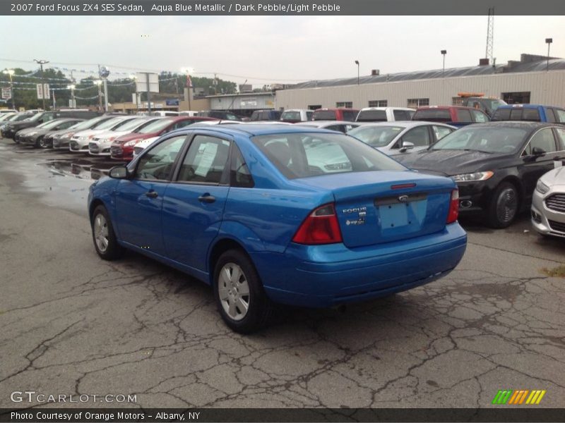 Aqua Blue Metallic / Dark Pebble/Light Pebble 2007 Ford Focus ZX4 SES Sedan