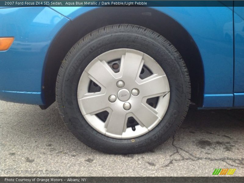 Aqua Blue Metallic / Dark Pebble/Light Pebble 2007 Ford Focus ZX4 SES Sedan