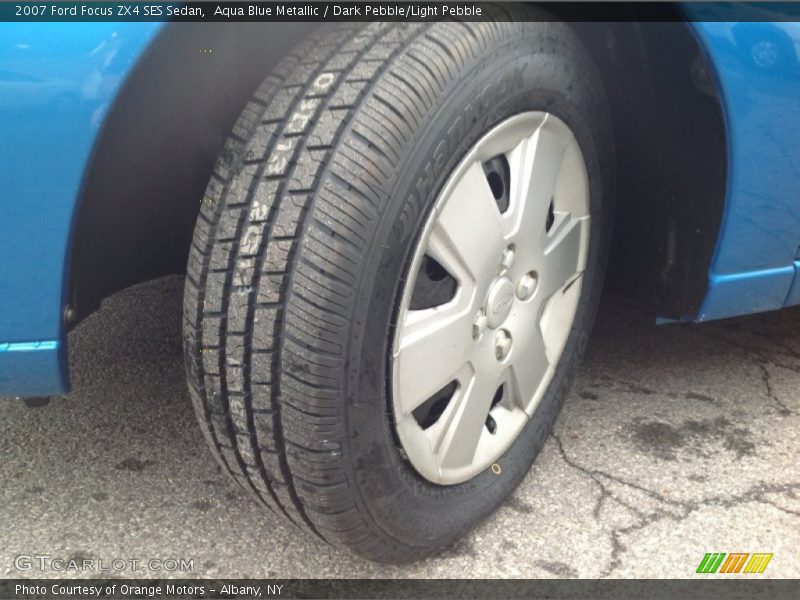 Aqua Blue Metallic / Dark Pebble/Light Pebble 2007 Ford Focus ZX4 SES Sedan