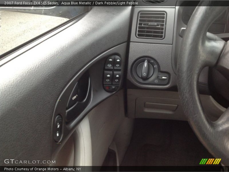 Aqua Blue Metallic / Dark Pebble/Light Pebble 2007 Ford Focus ZX4 SES Sedan