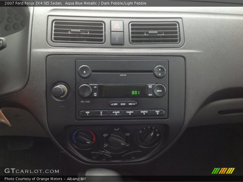 Aqua Blue Metallic / Dark Pebble/Light Pebble 2007 Ford Focus ZX4 SES Sedan