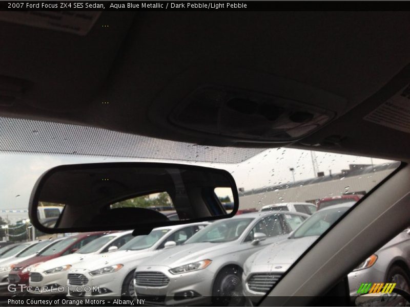Aqua Blue Metallic / Dark Pebble/Light Pebble 2007 Ford Focus ZX4 SES Sedan
