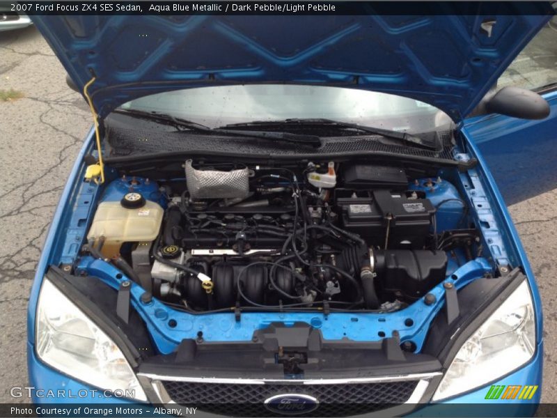 Aqua Blue Metallic / Dark Pebble/Light Pebble 2007 Ford Focus ZX4 SES Sedan