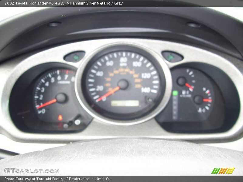 Millennium Silver Metallic / Gray 2002 Toyota Highlander V6 4WD