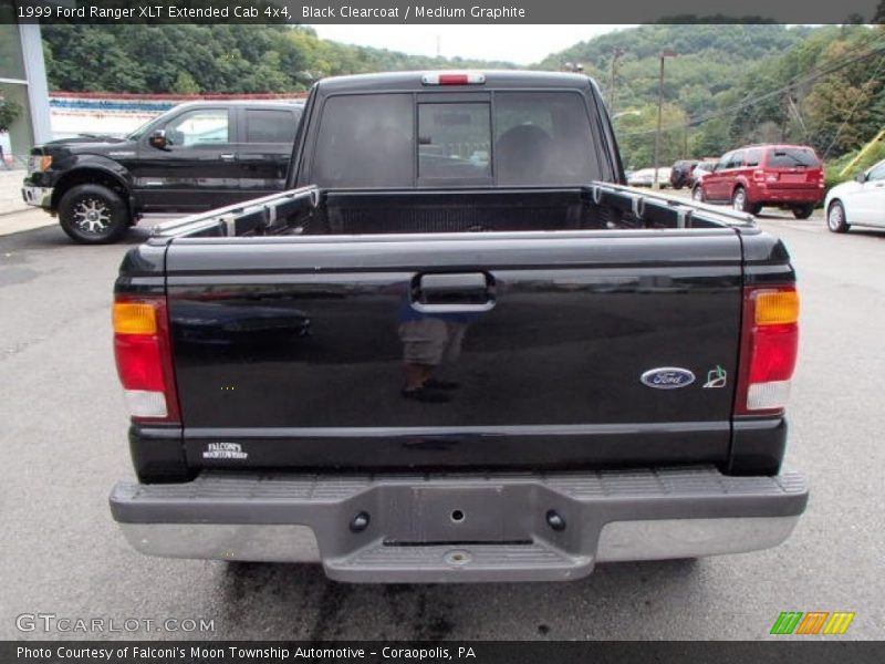 Black Clearcoat / Medium Graphite 1999 Ford Ranger XLT Extended Cab 4x4