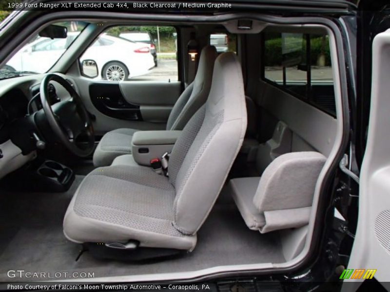 Black Clearcoat / Medium Graphite 1999 Ford Ranger XLT Extended Cab 4x4