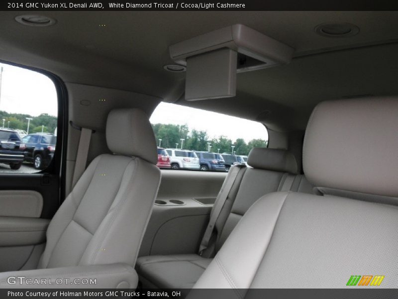 White Diamond Tricoat / Cocoa/Light Cashmere 2014 GMC Yukon XL Denali AWD