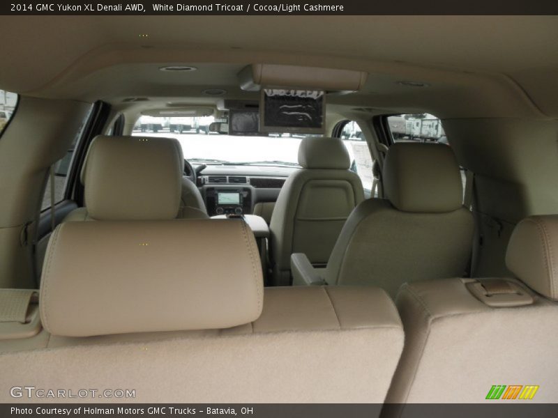 White Diamond Tricoat / Cocoa/Light Cashmere 2014 GMC Yukon XL Denali AWD