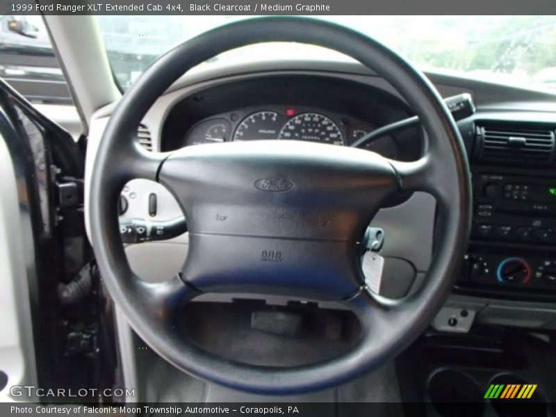 Black Clearcoat / Medium Graphite 1999 Ford Ranger XLT Extended Cab 4x4