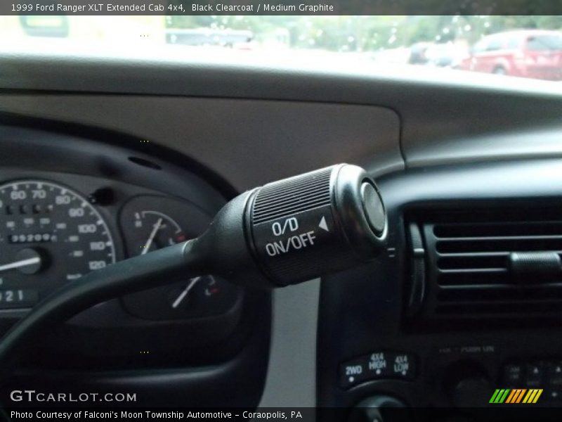 Black Clearcoat / Medium Graphite 1999 Ford Ranger XLT Extended Cab 4x4