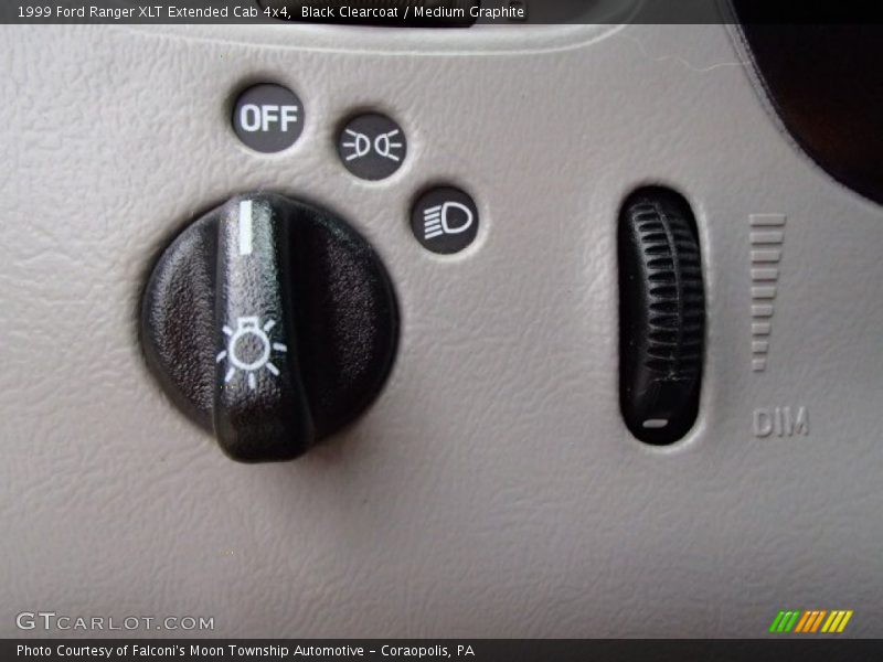 Black Clearcoat / Medium Graphite 1999 Ford Ranger XLT Extended Cab 4x4