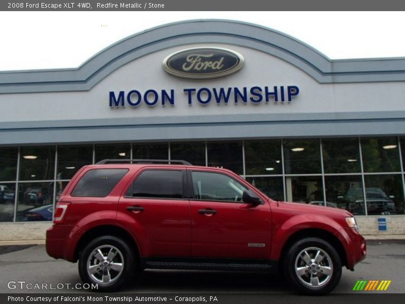 Redfire Metallic / Stone 2008 Ford Escape XLT 4WD