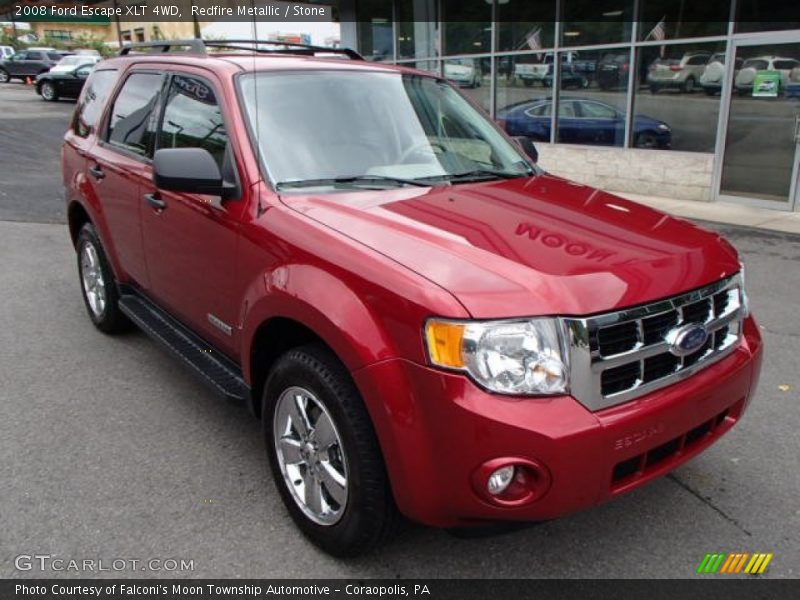 Redfire Metallic / Stone 2008 Ford Escape XLT 4WD