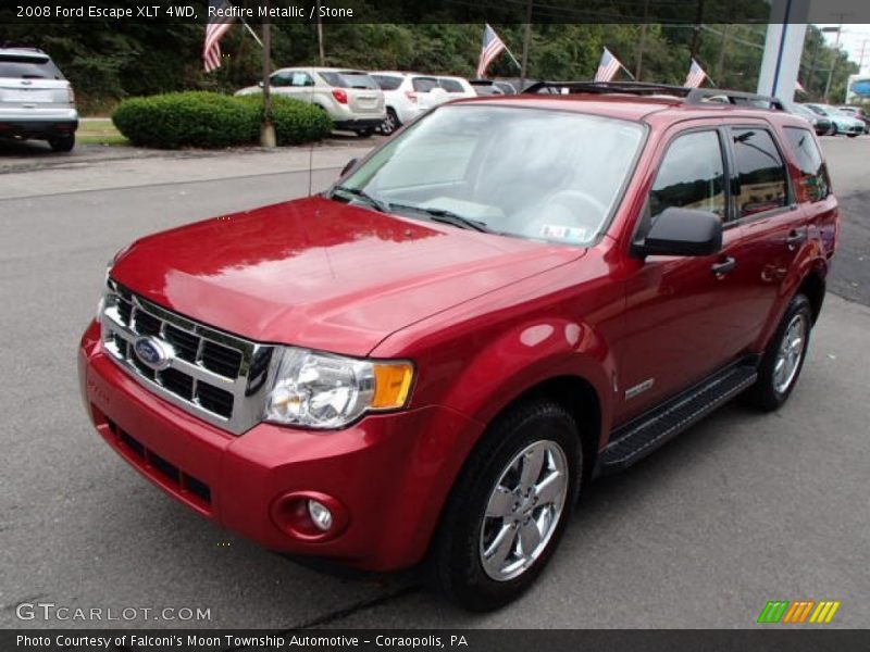 Redfire Metallic / Stone 2008 Ford Escape XLT 4WD