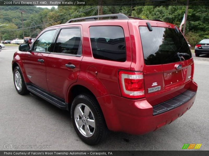 Redfire Metallic / Stone 2008 Ford Escape XLT 4WD